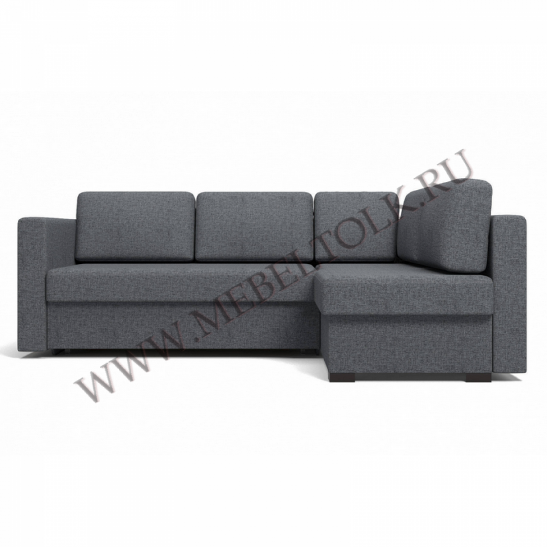 Угловой диван "Джессика 2" (правый) серый