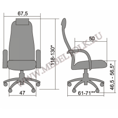 кресло «business bp-8» хром компьютерные кресла