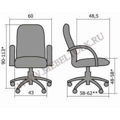 кресло «metta cp-1» компьютерные кресла
