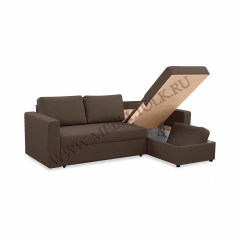 Угловой диван "Онтарио" шоколадный
