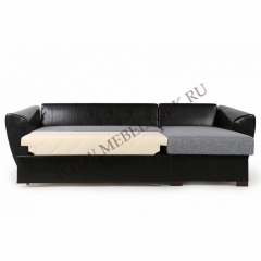 Угловой диван " Амстердам" серо-коричневый