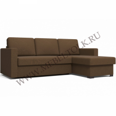 Угловой диван "Джессика" коричневый