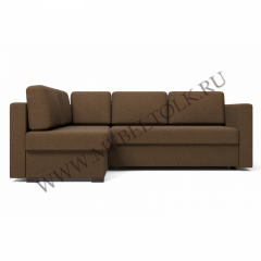Угловой диван "Джессика 2" (левый) коричневый