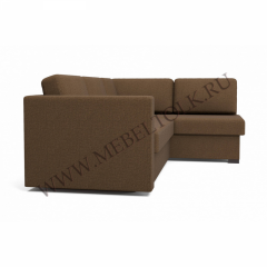 Угловой диван "Джессика 2" (правый) коричневый